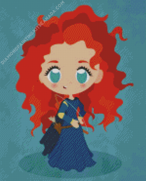 Little Merida Diamond Painting