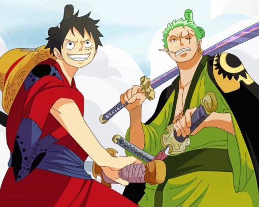 Luffy And Zoro Diamond Painting