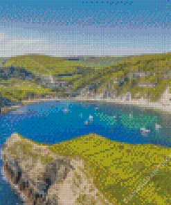 Lulworth Cove Landscape Diamond Painting