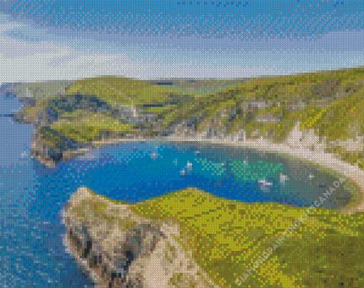 Lulworth Cove Landscape Diamond Painting