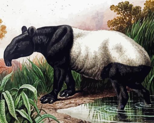 Malayan Tapir Diamond Painting