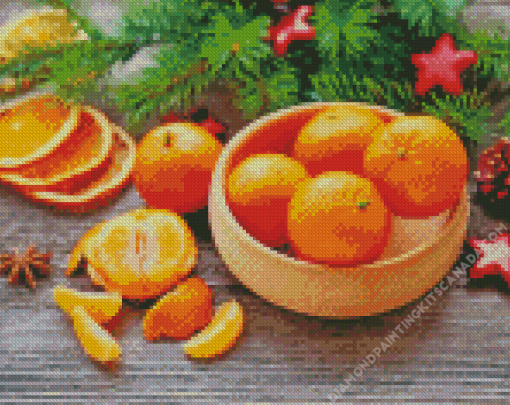 Mandarine Christmas Vibes Diamond Painting