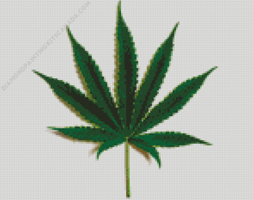 Marijuana Heart Diamond Painting