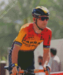 Mark Cavendish Bicycle Racing Diamond Painting