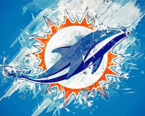 Miami Dolphins Diamond Painting