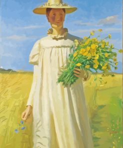 Anna Ancher Returning From The Field Diamond Painting