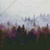 Misty Trees Diamond Painting