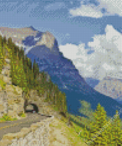 Montana Going To The Sun Road Diamond Painting