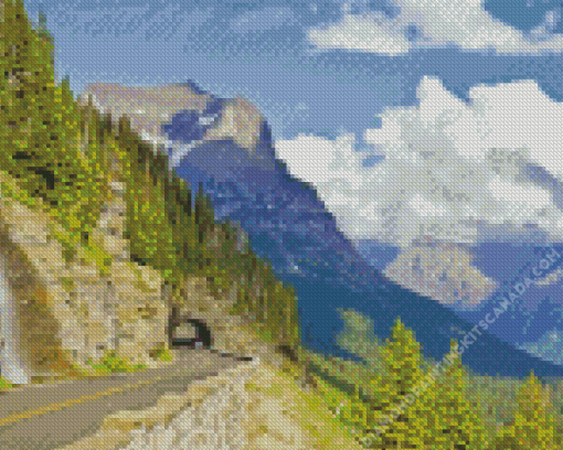 Montana Going To The Sun Road Diamond Painting