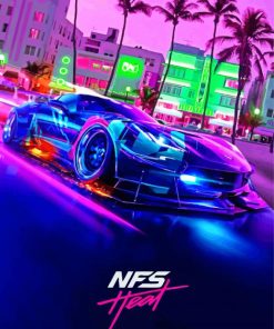 NFS Heat Video Game Diamond Painting