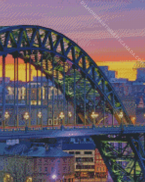 Newcastle Upon Tyne Bridge Diamond Painting