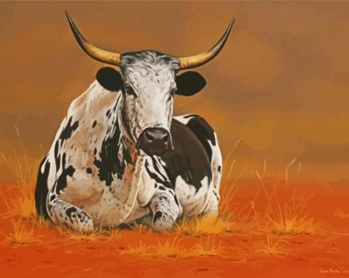 Nguni Cow Diamond Painting