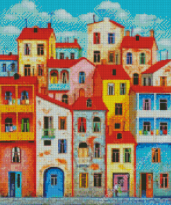 Old Buildings Diamond Painting