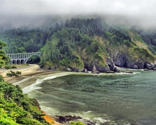 Oregon Coast Nature Diamond Painting