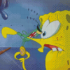 Plankton and Spongebob Diamond Painting