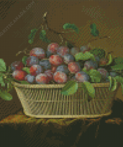 Plums Still Life Diamond Painting