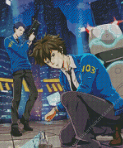 Psycho Pass Shinya And Nobuchika Diamond Painting