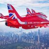 Red Arrows Jets Diamond Painting