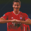 Robert Lewandowski Footballer Diamond Painting