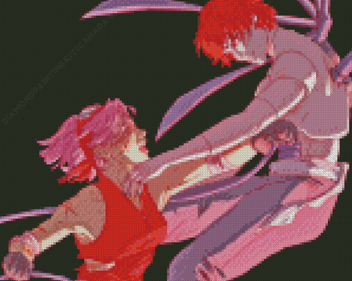 Sakura and Sasori Naruto Diamond Painting