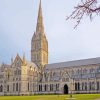 Salisbury Cathedral England Diamond Painting