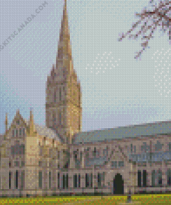 Salisbury Cathedral England Diamond Painting