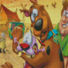 Scooby Doo And Courage The Dog Diamond Painting