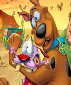 Scooby Doo And Courage The Dog Diamond Painting