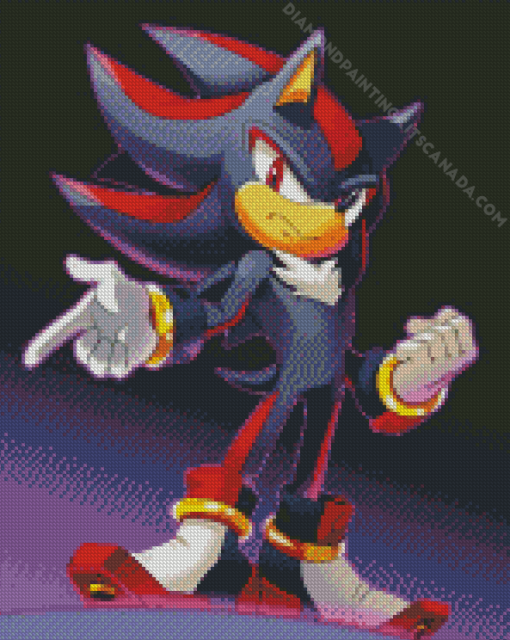 Shadow Sonic Diamond Painting