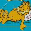 Sleepy Garfield The Cat Diamond Painting