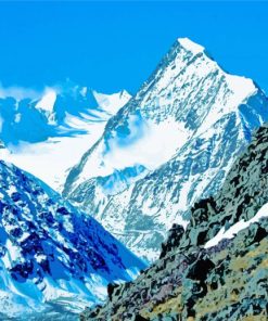 Snowy Altai Mountains Diamond Painting