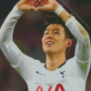 Son Heung Min Tottenham Player Diamond Painting