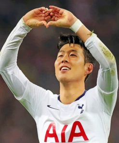 Son Heung Min Tottenham Player Diamond Painting