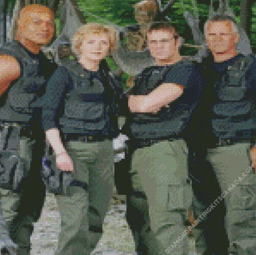 Stargate Sg1 Characters Diamond Painting