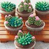 Succulent Dessert Diamond Painting