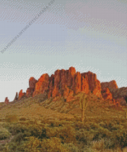 Superstition Mountains Diamond Painting