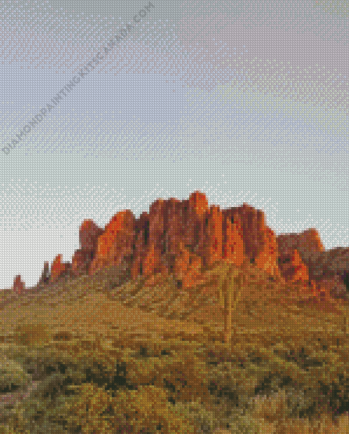 Superstition Mountains Diamond Painting