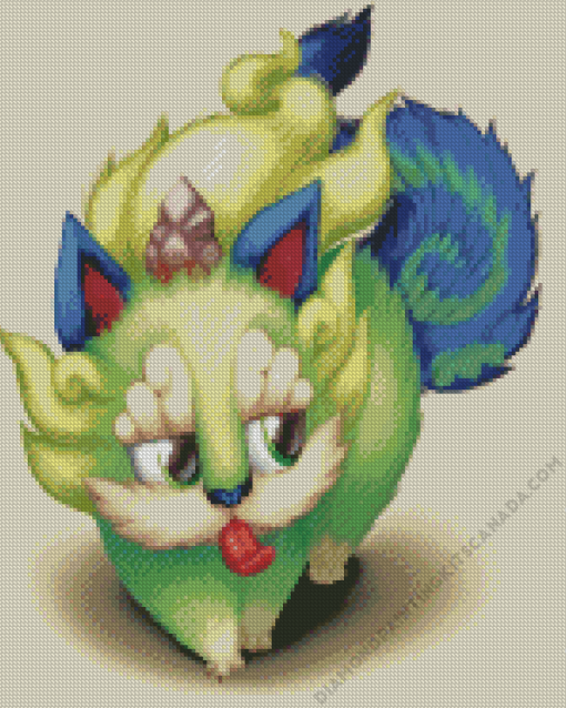 Tama Sakuna Video Game Diamond Painting