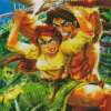 Tarzan and Jane Art Diamond Painting