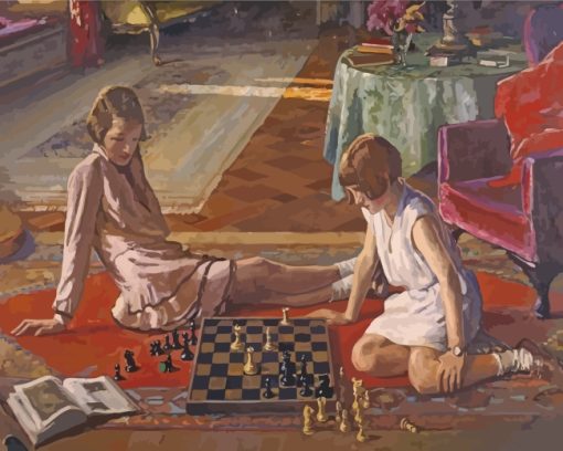 The Chess Players Diamond Painting