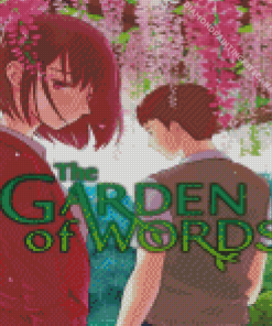 The Garden Of Words Diamond Painting