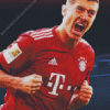 The Player Robert Lewandowski Diamond Painting