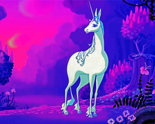 The Last Unicorn Animation Movie Diamond Painting