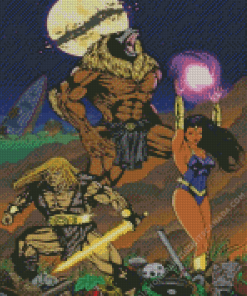 Thundarr the Barbarian Animation Diamond Painting