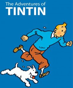 Tin Tin Poster Diamond Painting