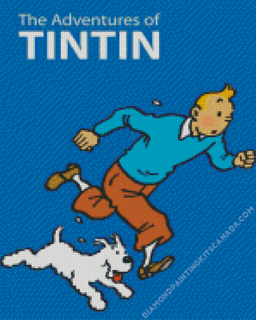 Tin Tin Poster Diamond Painting