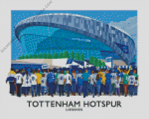 Tottenham Hotspur Stadium Diamond Painting