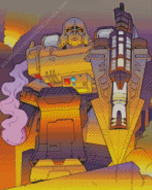 Transformers Megatron Illustration Diamond Painting