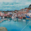 UK Padstow Harbour Diamond Painting