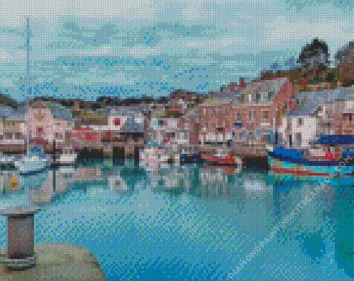 UK Padstow Harbour Diamond Painting